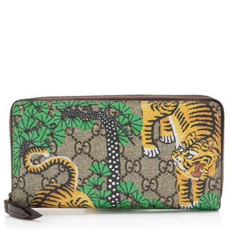 gucci bengal mens wallet|gucci tiger supreme wallet.